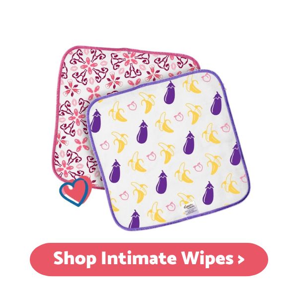 Shop reusable Intimate Wipes For Masturbation & Postcoital clean up