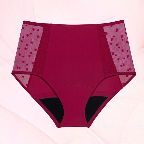 Modibodi Period Pants Lace Hi-Waist Bikini Bottoms - Incontinence  Protection - Reusable & Washable Ladies Knickers - Menstrual Underwear -  Light Flow