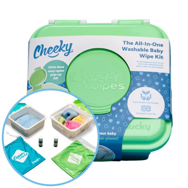 Win a Cheeky Wipes Reusable Baby Wipes Kit Worth £50