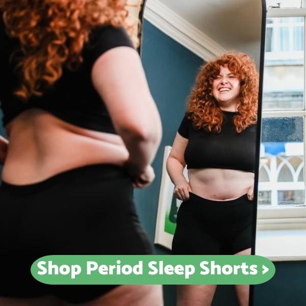 I'm so happy I found the most comfortable period sleep shorts from