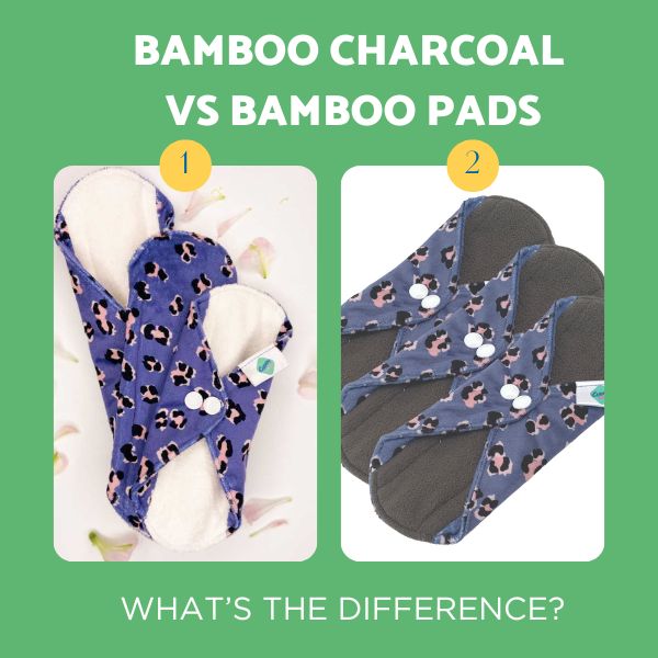 The Difference Between Bamboo & Bamboo Charcoal Topped Pads