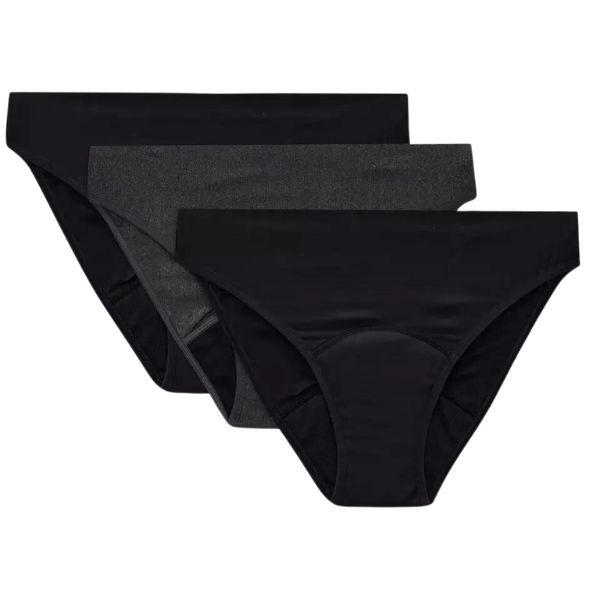 The Female Company Period Underwear - High Waist Basic Black Extra Strong -  Ecco-Verde