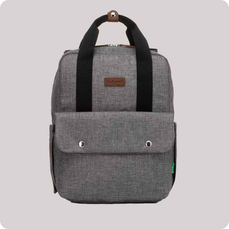 Babymel Georgi Eco Convertible Back Pack - Grey