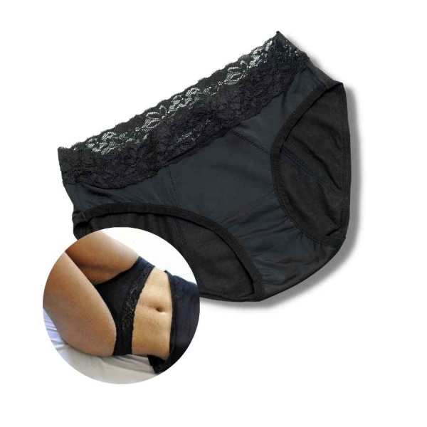Valcatch Lace Period Underwear for Women Hi-Cut Menstrual Period
