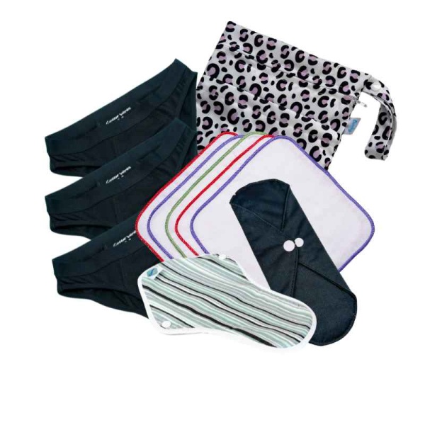 Period Underwear Starter Kit - Keep it Simple  (Kiss) - SPORTY Cotton Pants