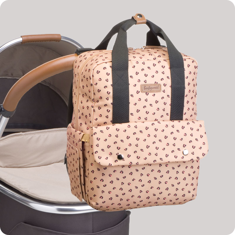 Babymel Georgi Eco Convertible Packpack | Caramel Leopard