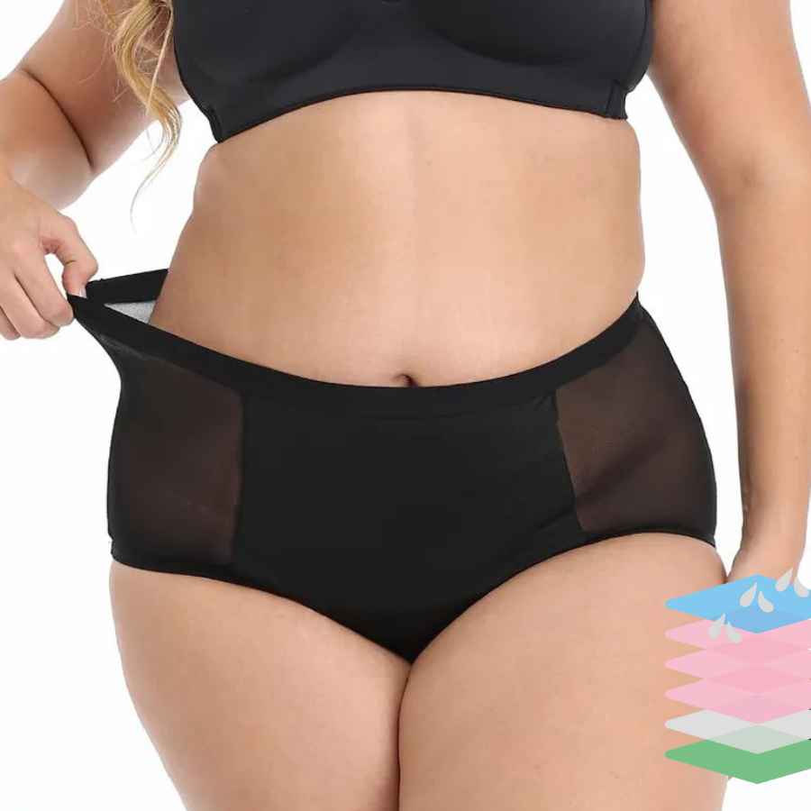 Cheeky Hipster Period Underwear | Light Flow Absorbent leak-proof period  panties | RUNS SMALL SIZE UP