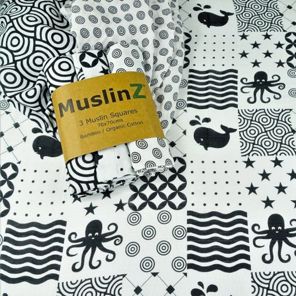 Large Muslin Squares - Muslinz Bamboo Cotton