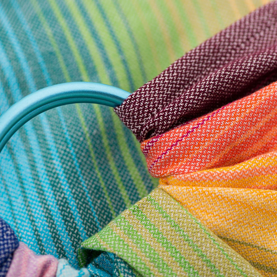 Girasol Ringsling Baby Wrap - Rainbow