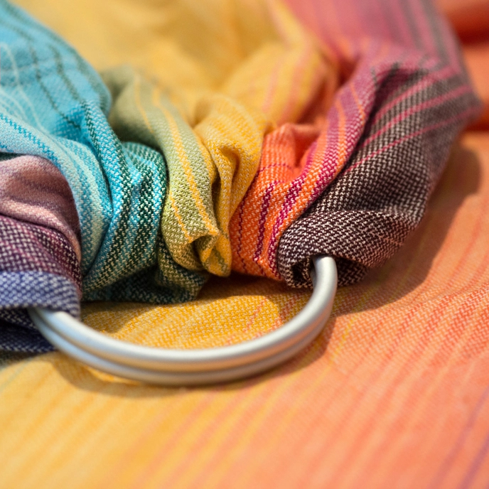 Girasol Ringsling Baby Wrap - Rainbow