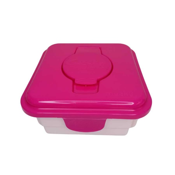 Mucky Wipes Container Box Pink