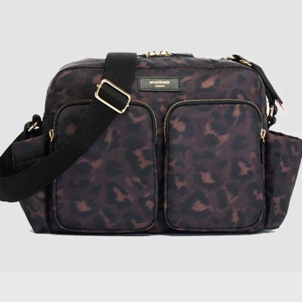 StorkSak Stroller Bag Organiser Leopard